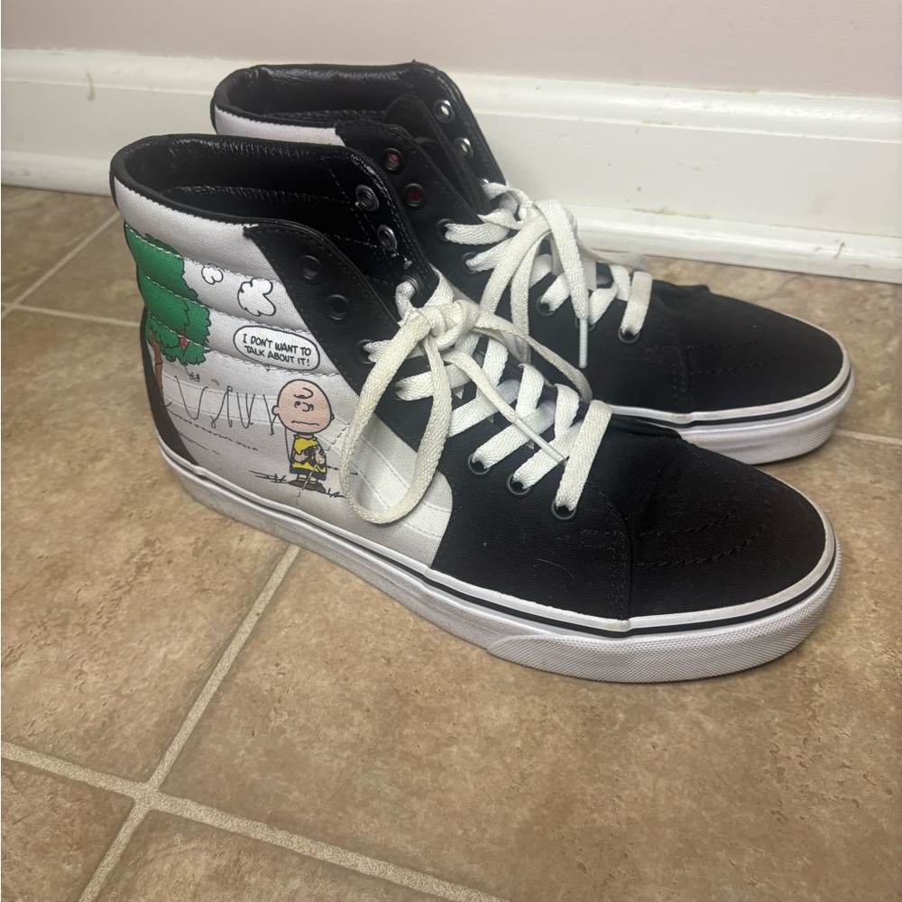 Peanuts × Sk8 Hi 'Charlie Kite' Size 7.5